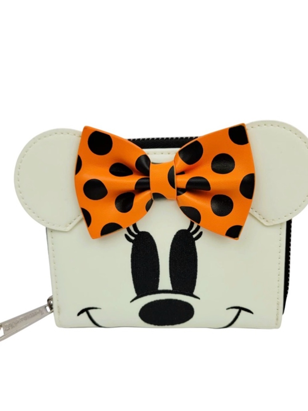 Loungefly Disney Minnie Mouse Ghost Zip-Around Wallet - Glow-in-the-Dark NEW